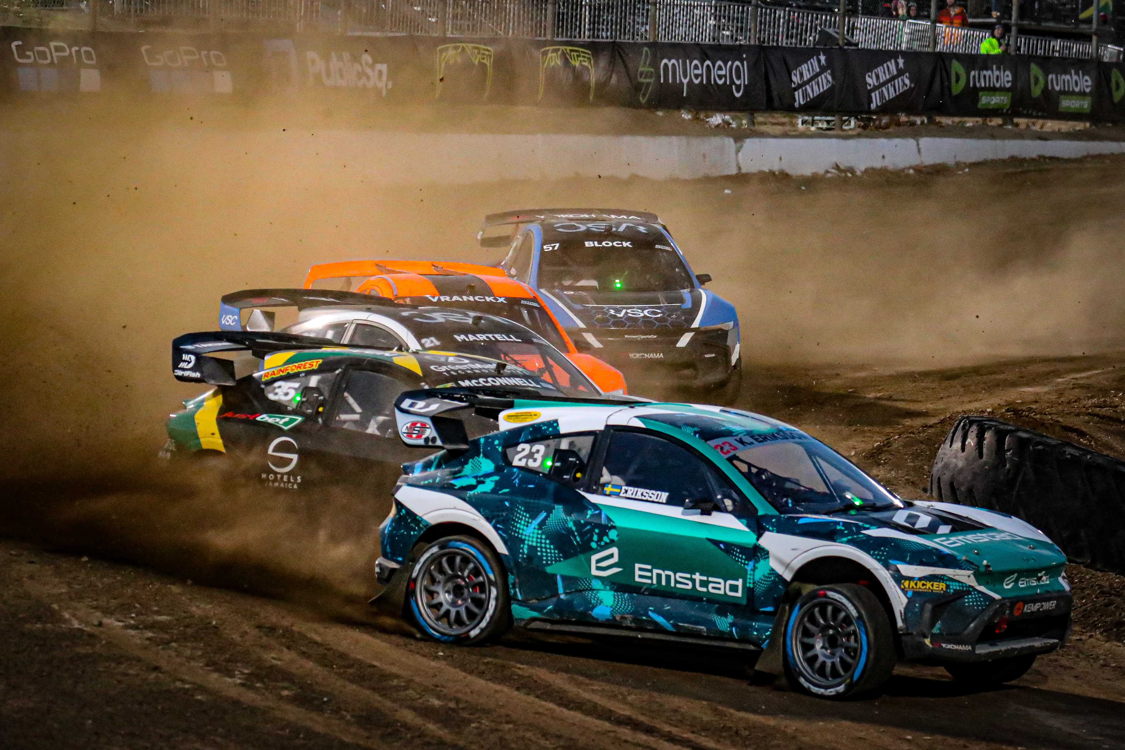 Nitrocross racing action