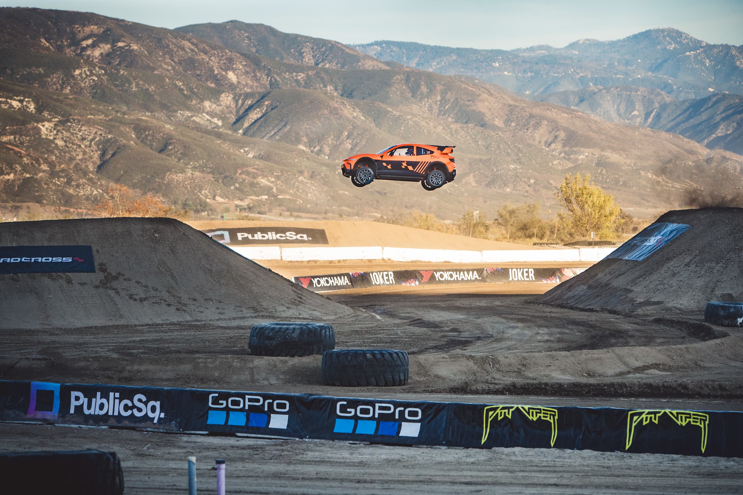 Nitrocross racing action